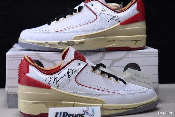 Cheap EP 2 Low DJ4375-106 White Retro O-W Air Jordan Red SP DJ4375-106 0105